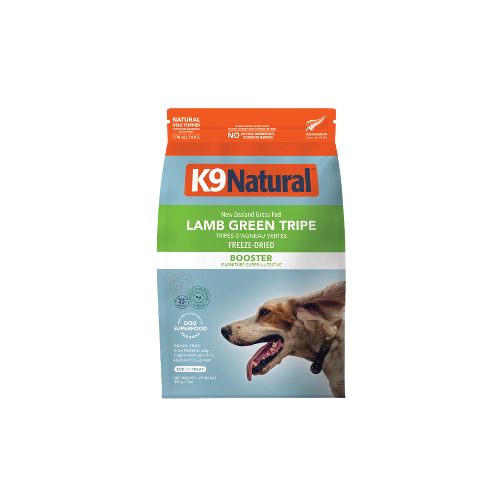 K9 Natural フリーズドライ ラム・グリーントライプ