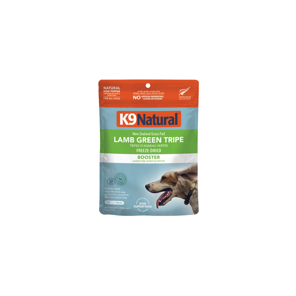 K9 Natural フリーズドライ ラム・グリーントライプ