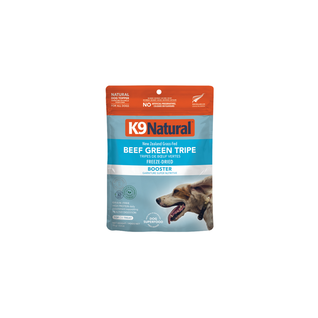 K9 Natural フリーズドライ ビーフ・グリーントライプ