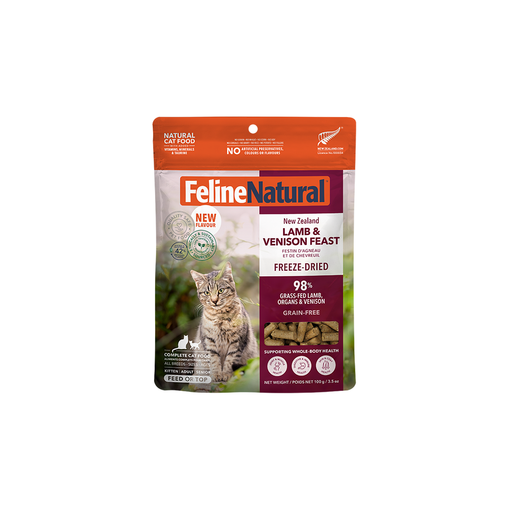 Feline Natural フリーズドライ ラム＆ベニソン・フィースト