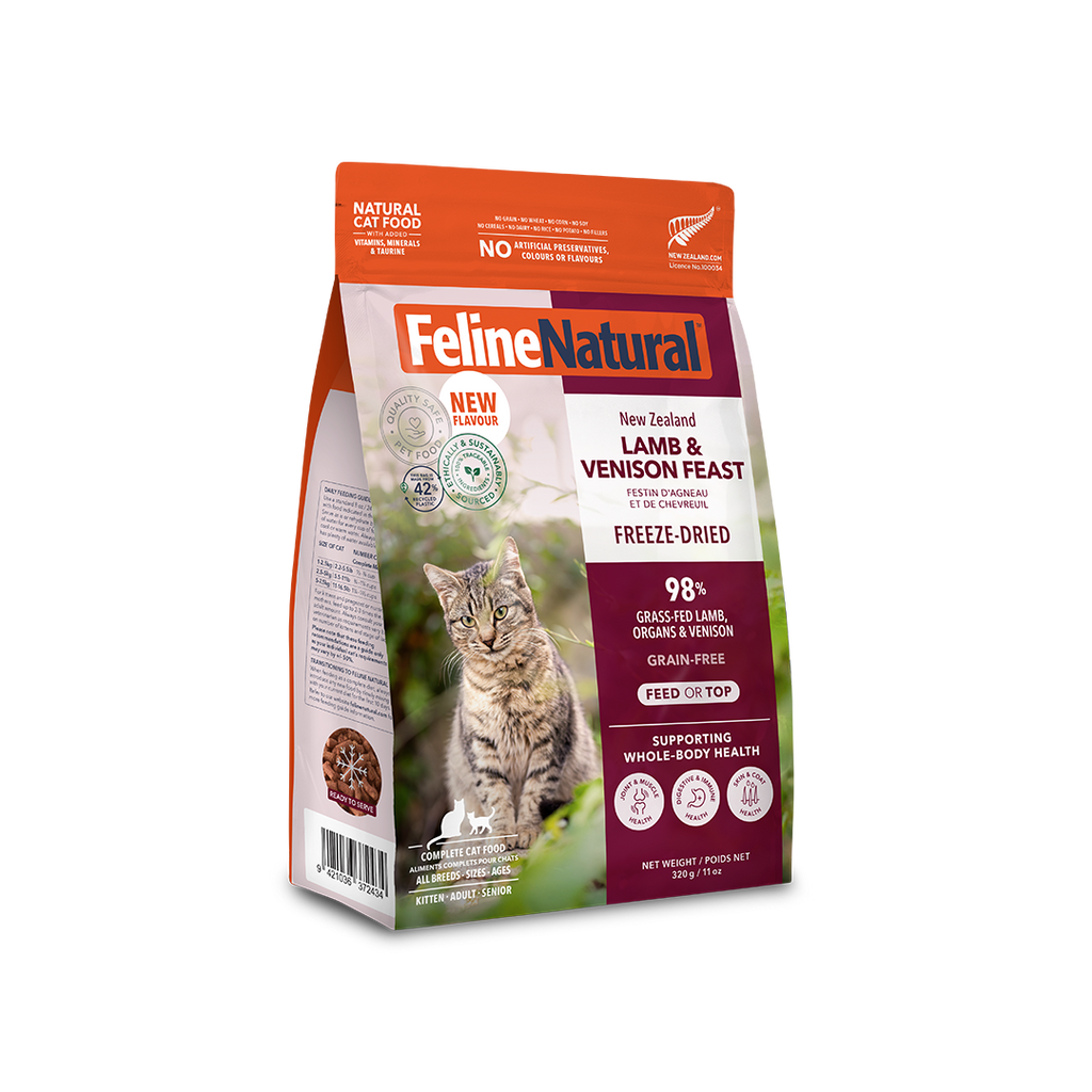 Feline Natural フリーズドライ ラム＆ベニソン・フィースト