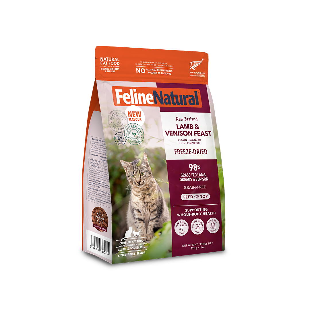 Feline Natural フリーズドライ ラム＆ベニソン・フィースト