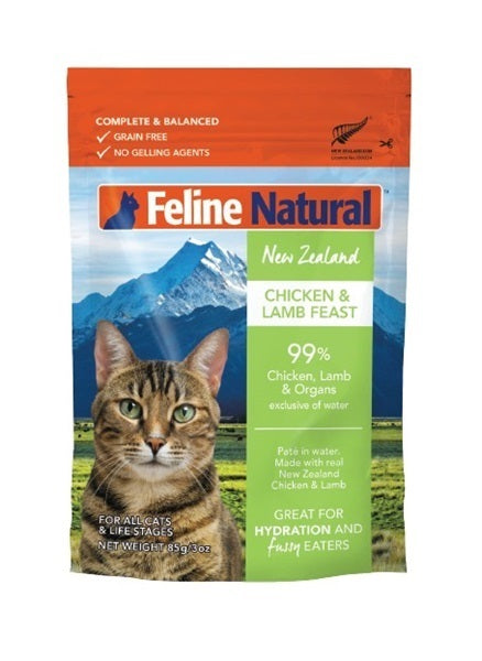 Feline Natural パウチ チキン＆ラム