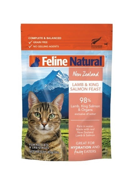 Feline Natural パウチ ラム＆キングサーモン